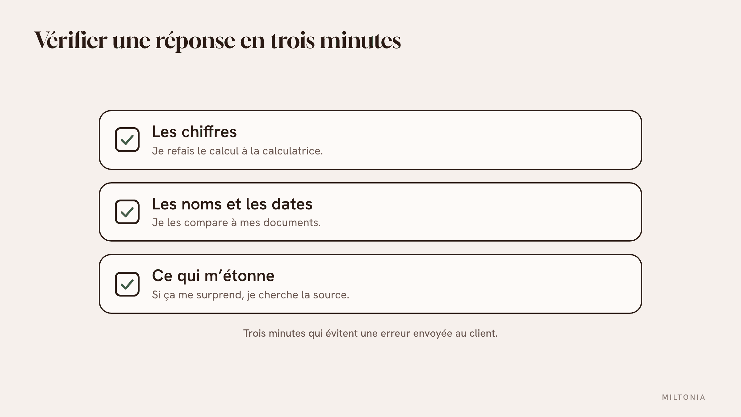 Trois minutes, trois gestes : repérer, demander les sources, recouper ailleurs