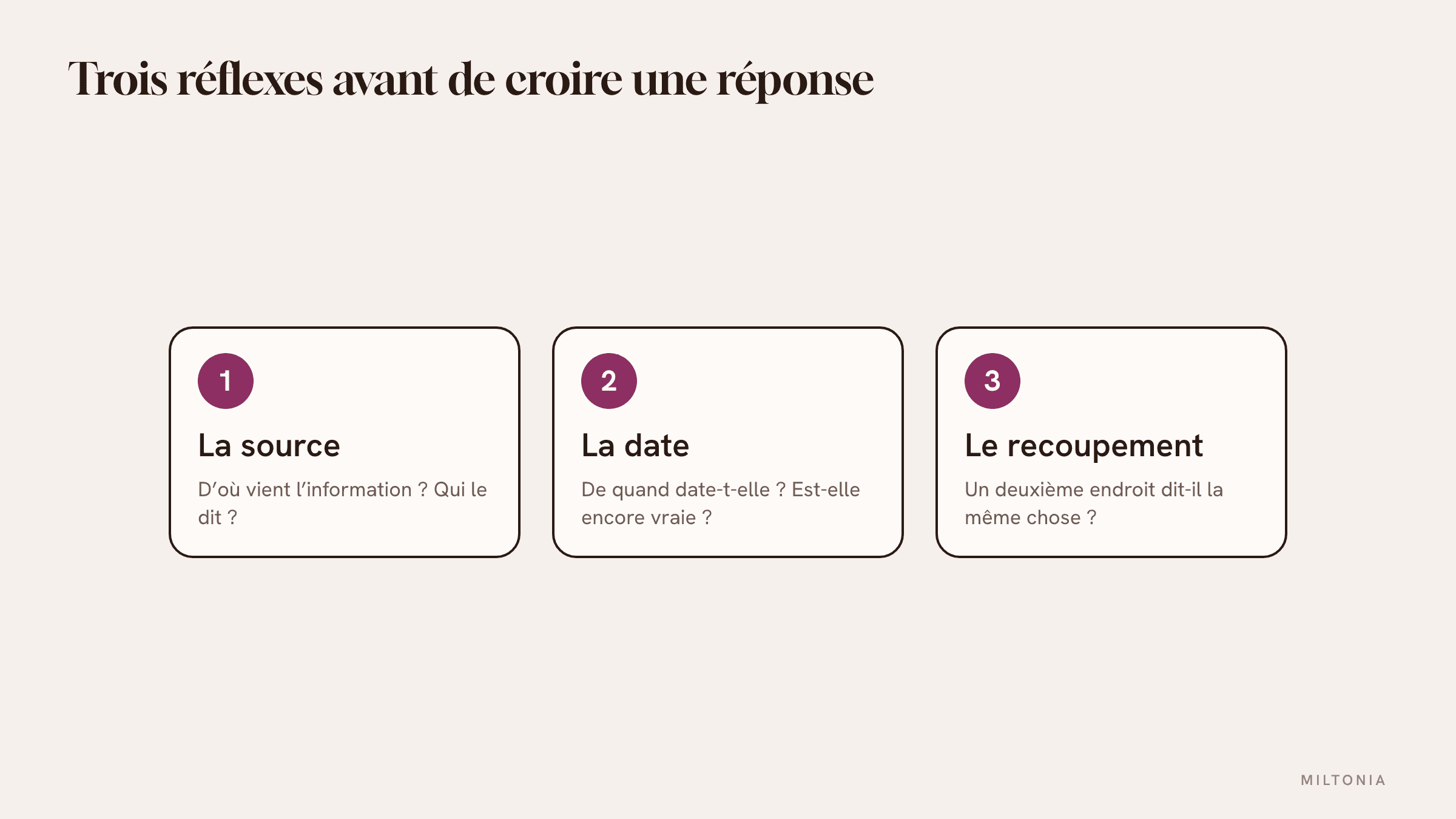 Remonter à la source d’une information